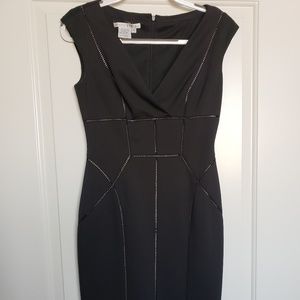 Maggy London Bodycon Sheath Dress Black Sz 6